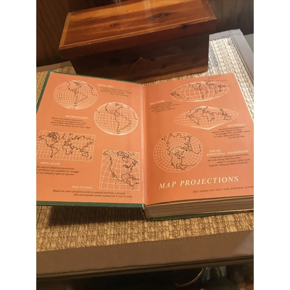 Websters New Geographical Dictionary A Merriam‎ Webster Vintage Book